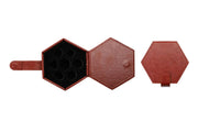 New PU Hexagon Storage Bag and Dungeon Board Game DND Bundle Pocket Dice Bag Run Group Dice Box Can Hold 7 Dice