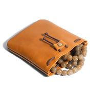 Medieval Leather Drawstring Pouch Premium Coin Pouch for Men Coin Holder for Purse Women Genuine Leather Drawstring Coin Purse