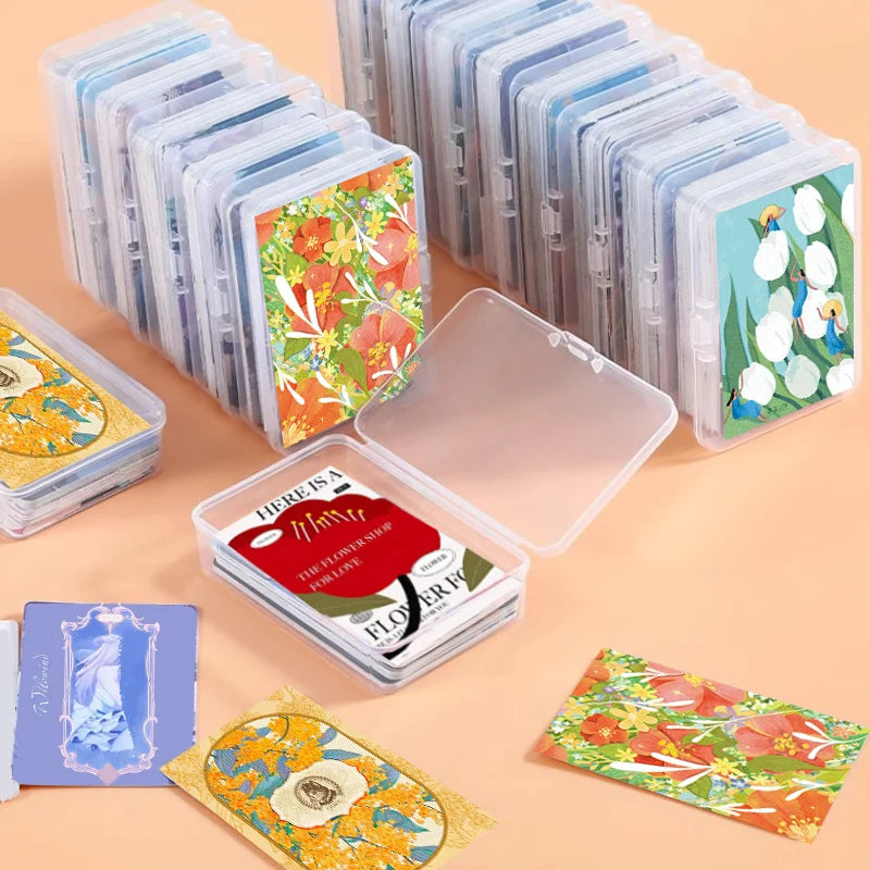 Clear Card Storage Box - 3 Pack