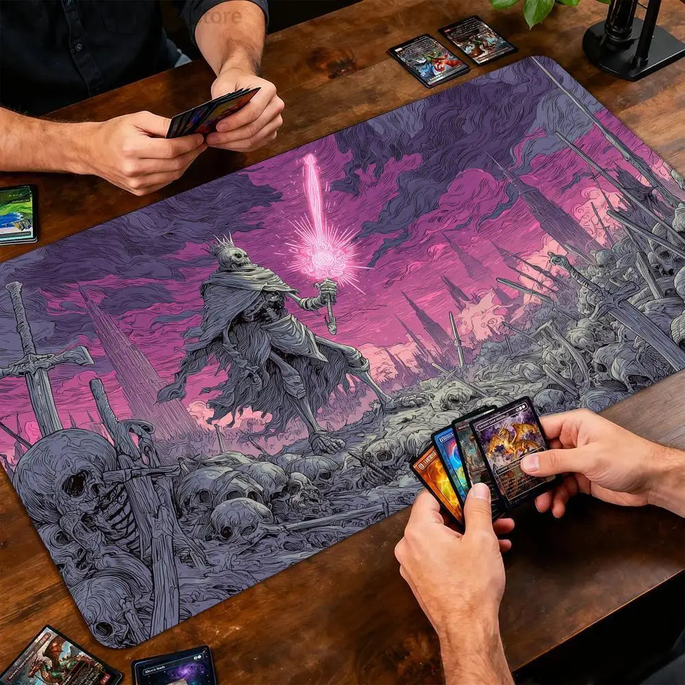 Death Knight and Ruins TCG Playmat – 6 Colours to Choose From