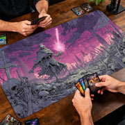 Death Knight and Ruins Magic Card Battle Mat MTG Playmat Anti-slip Base 35X60CM Gathering Gaming Mats Board Game Mat for TCG