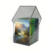 Acrylic Card Storage Box Transparent Secure Storage TCG Deck Box Clear Display 100PCS Capacity Card Display Box