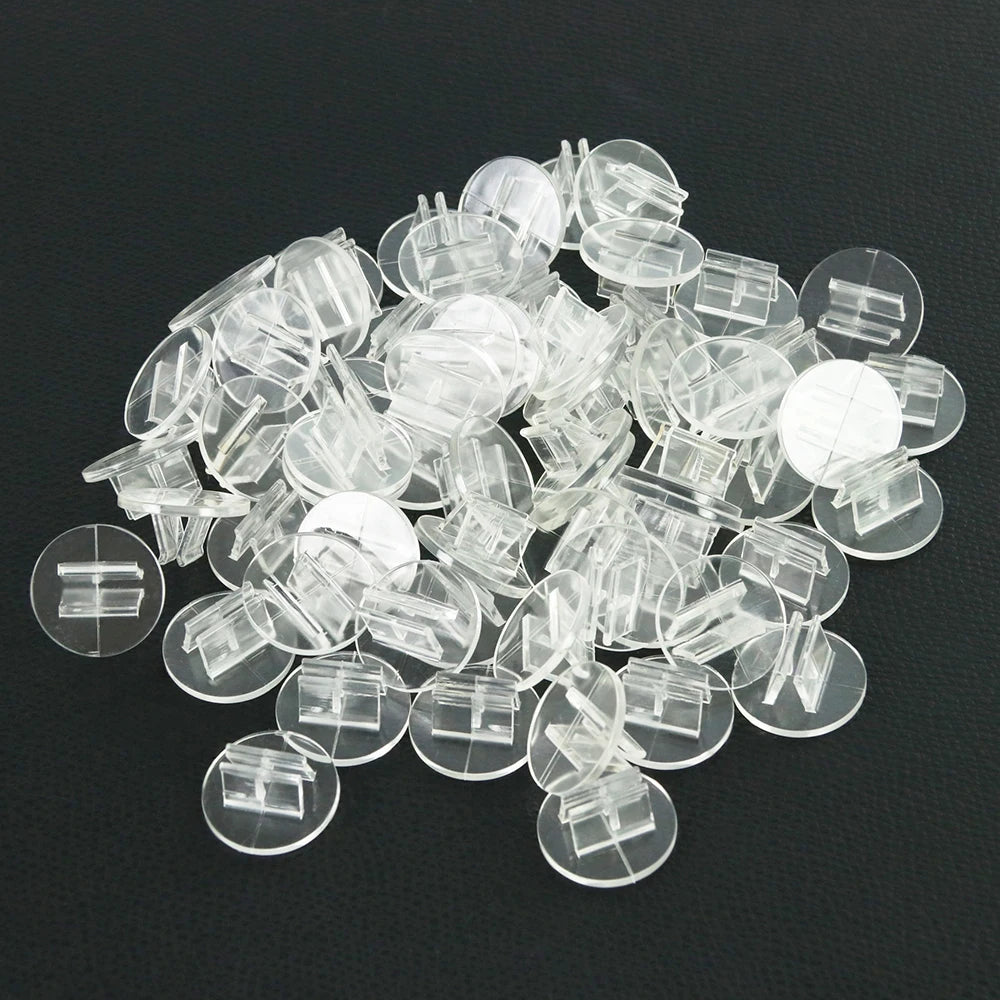 50/20/10 Pcs Translucent Plastic Card Stands Perfect for Board Game Accessories Fixed Props and Card Holders