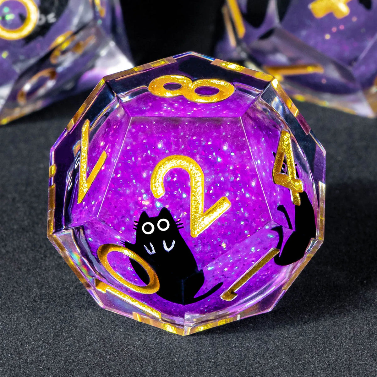 Liquid Core Sharp-Edge Dice Set – Table-Ready Dice for Every Roll