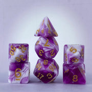 DND Dice Set - Polyhedral Dice Two-color 7 Pcs for Dungeon and Dragons D&D RPG Role Playing Games Dice with Dice Bag