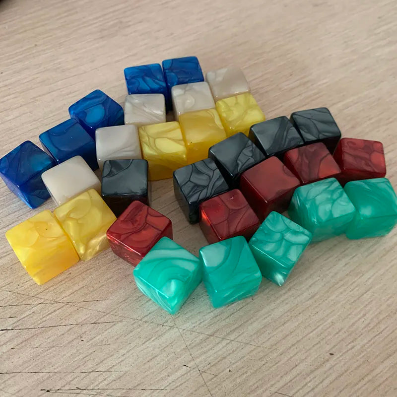 Resin D6 Dice Set - 10 Piece - Design 2