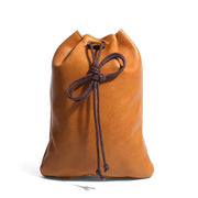 Medieval Leather Drawstring Pouch Premium Coin Pouch for Men Coin Holder for Purse Women Genuine Leather Drawstring Coin Purse