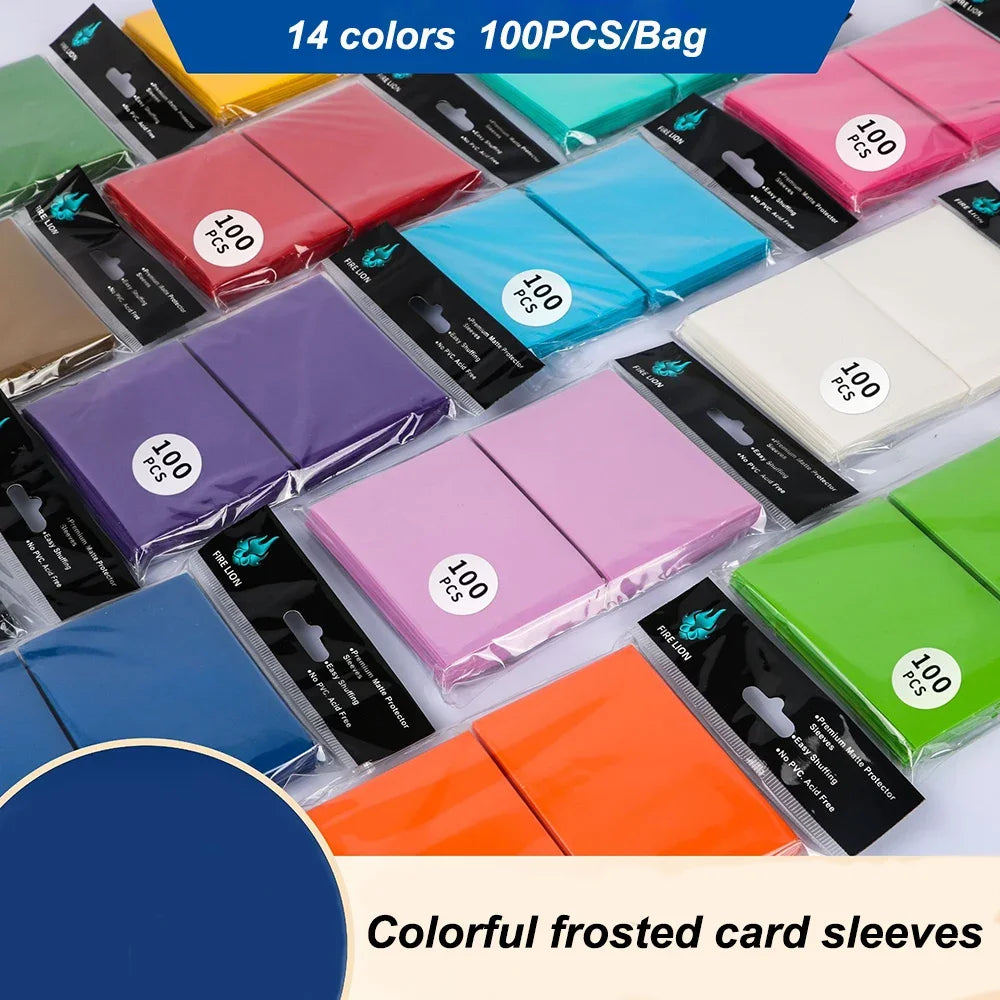 Matte Card Sleeves - 100 Pack - 62x89mm