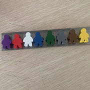 5 pcs/set Humanoid Wooden Chess  Board Game Accessories