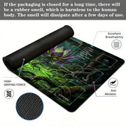 Polluted Purple Lotus Magic Card Battle Mat TCG Playmat Anti-slip Base 35X60CM Gathering Gaming Mats Board Game Mat for TCG