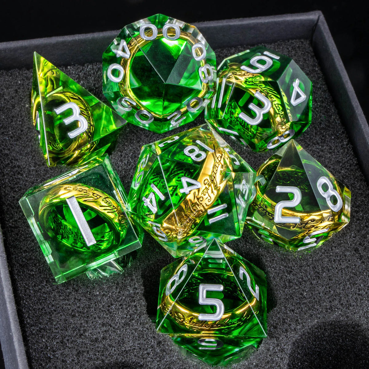 Fantasy Ring Dice Set – 8 Colours to Choose From