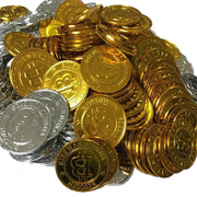 50Pcs/set Gold-Plated Poker Chips, Bitcoin Model, Silver, 39mm * 2.6mm, Foreign Trade, Brand New Poker, 39mm * 2.6mm