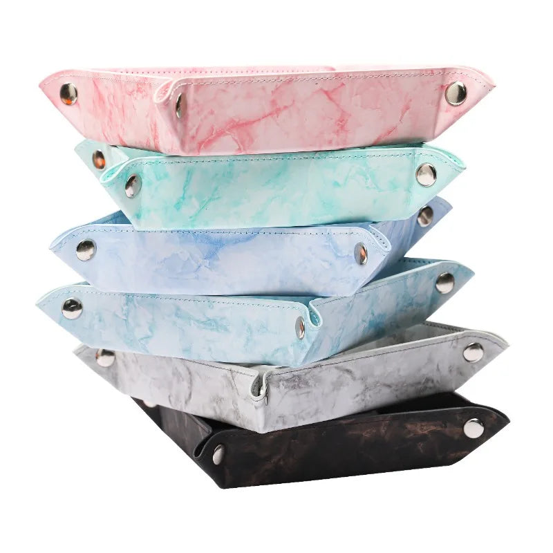 Minimalist Leather Dice Tray – 4 Colours to Choose From