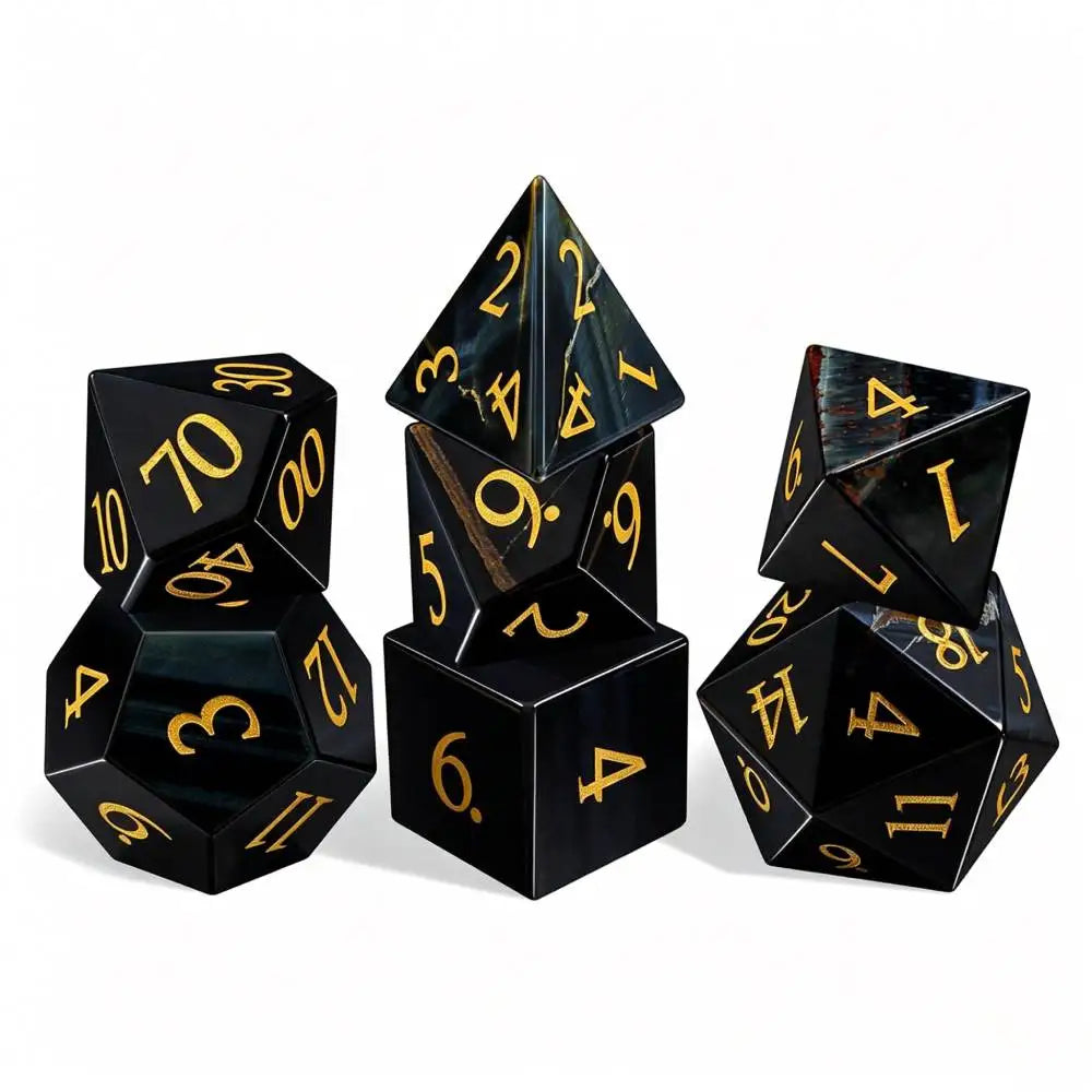 Obsidian RPG Dice Set - Design 2