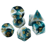 Board Game Accessories Cubes High Quality Acrylic Dice Unique Blood Effect Mixing Colours Effect For Entertainment Table Gaming