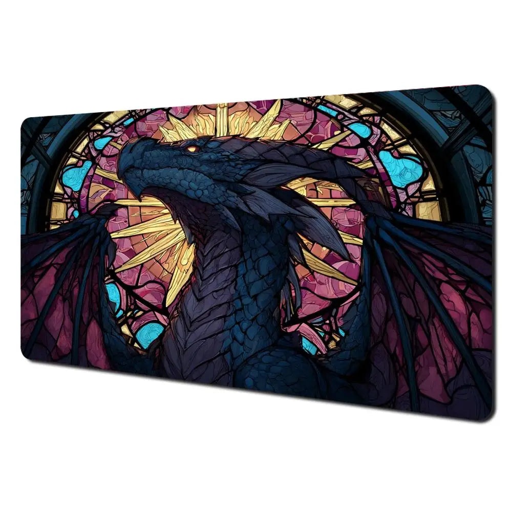Gorgeous Giant Dragon Magic Card Battle Mat TCG Playmat Anti-slip Base 35X60CM Gathering Gaming Mats Board Game Mat for TCG