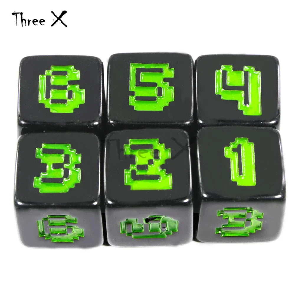 Plastic Polyhedral RPG Dice Set