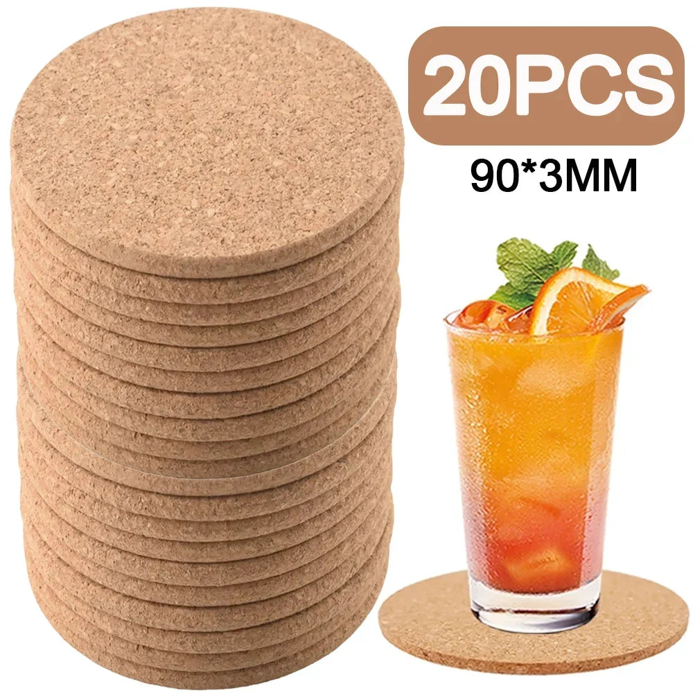 Round Cork Component Pads - Design 4