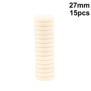 15Pcs Backgammon 20/27/32MM Multi Color Western Chess Round Plastic Draughts Blank Chess Smart Duel Chess Games Accessories