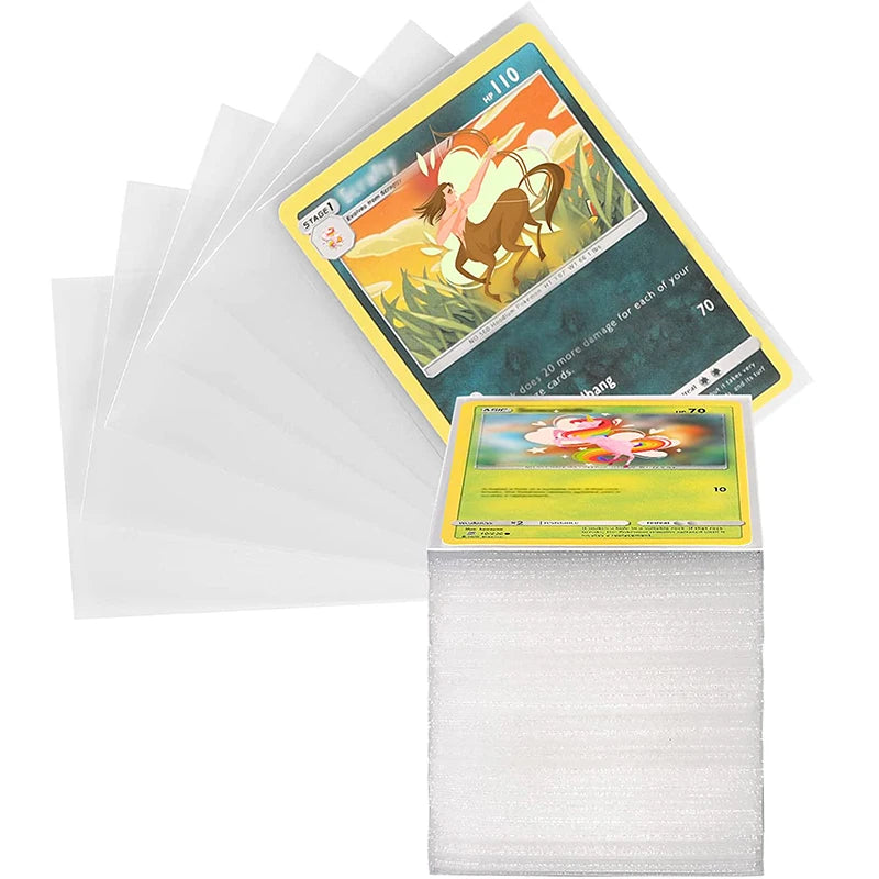 Clear Card Sleeves - 100 Pack