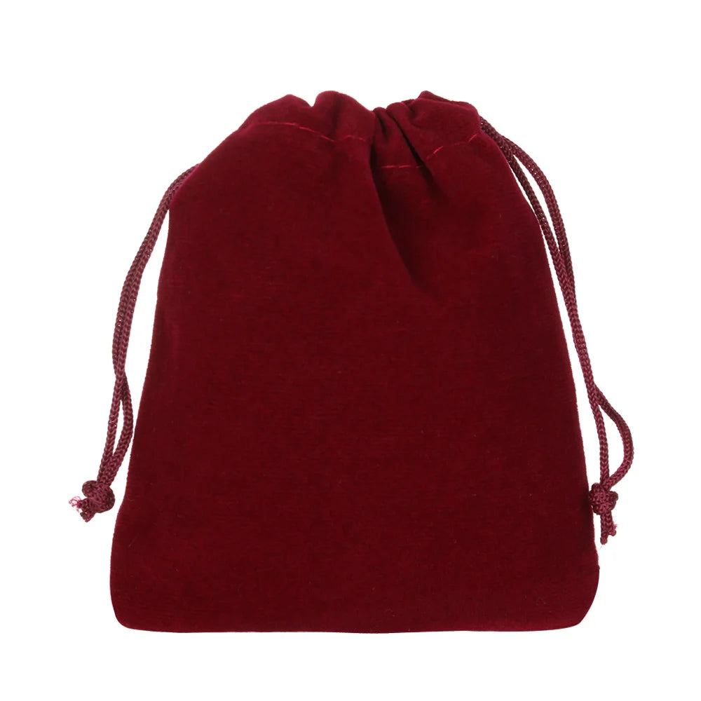 Plain Mini Velvet Dice Bag
