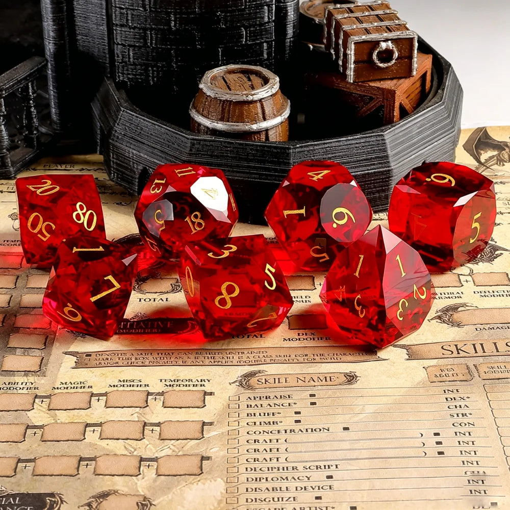Crystal RPG Dice Set - Design 3