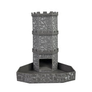 Bricks Castle Dice Tower  Dice Rolling Tray Tower - Perfect for D&D Game RPG and Tabletop Gaming Best Gift