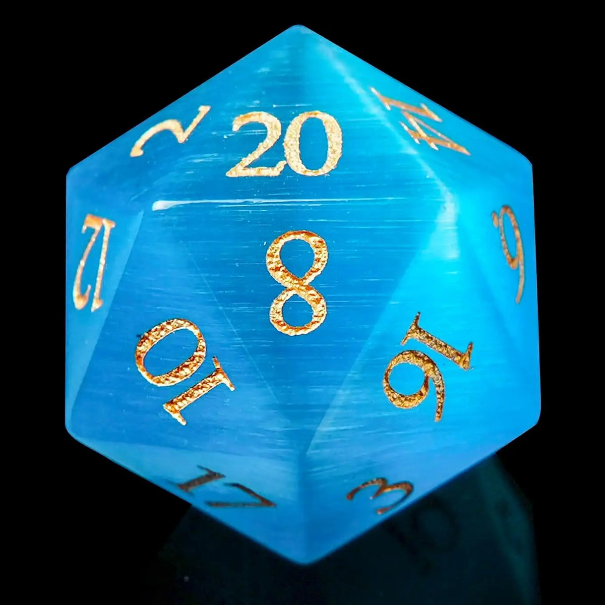 Blue Cat's Eye Gem Die – 4 Colours to Choose From