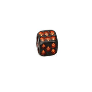 5Pcs Gothic Skull Dice Black Gold Resin D6 Six-Sided Dice with Embossed Skulls Novelty Game Accessory for RPG Board Games