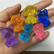 5 Pieces 30*30*22mm Acrylic Clear Animal Shape Game Pieces For Board Games Accessories