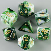 Board Game Accessories Cubes High Quality Acrylic Dice Unique Blood Effect Mixing Colours Effect For Entertainment Table Gaming