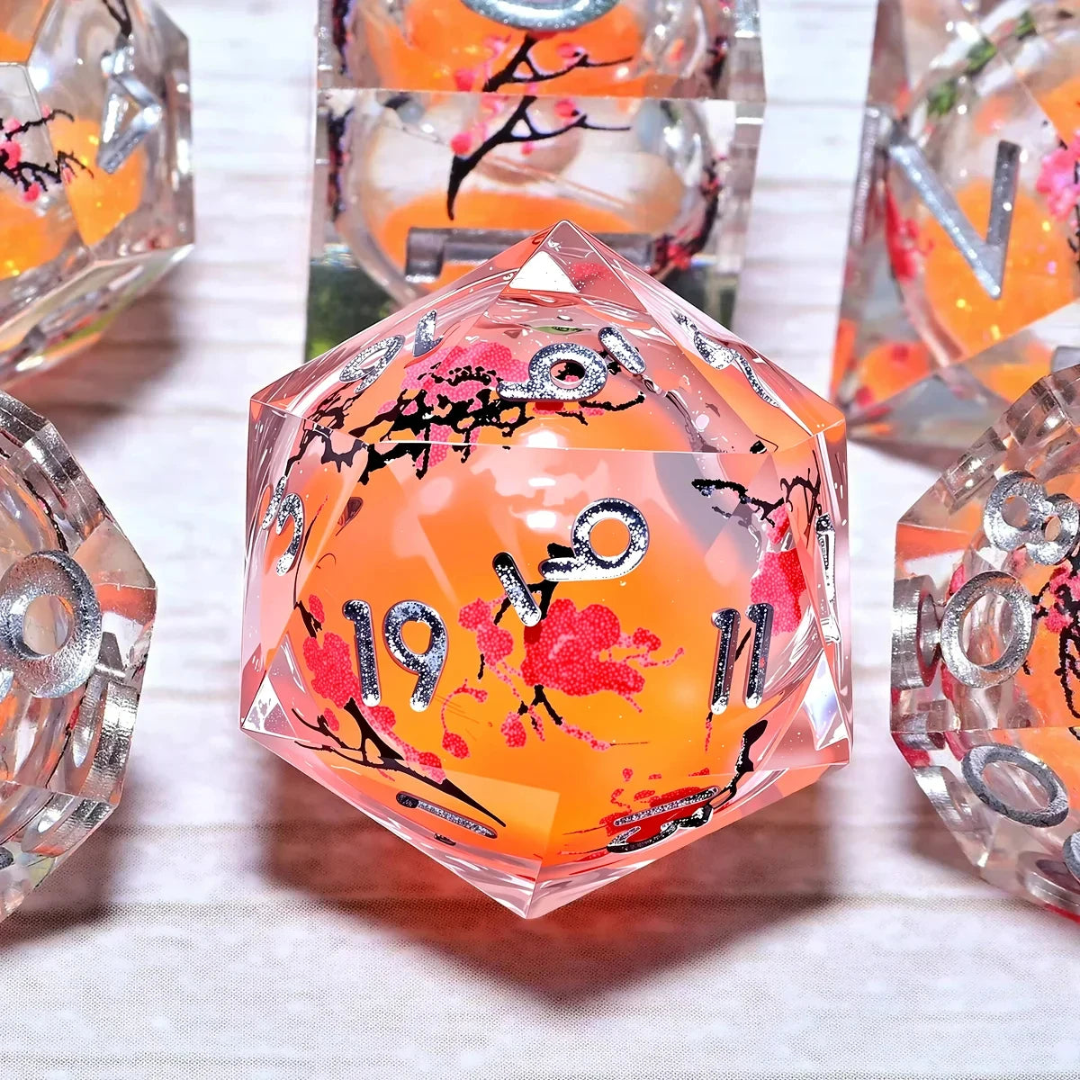 Resin Dice Set – 4 Colours to Choose From