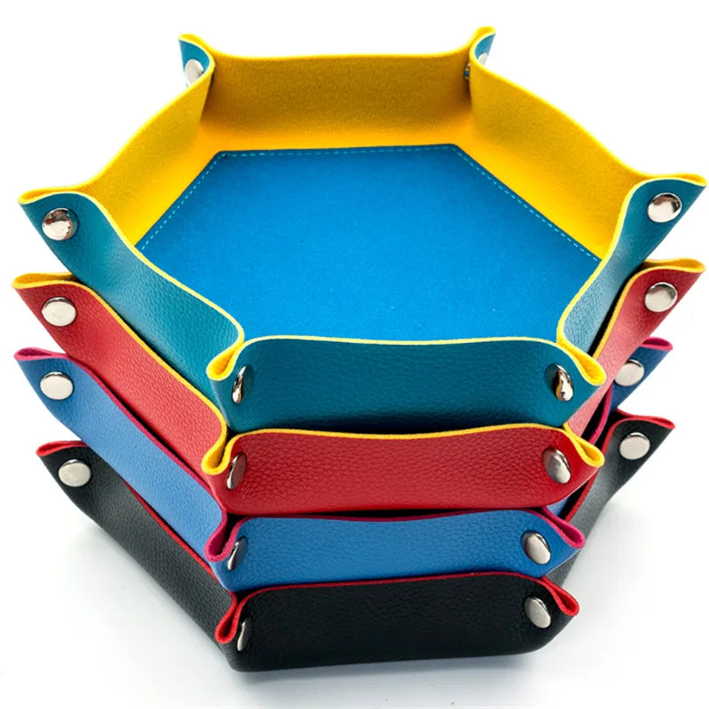 PU Hex Dice & Token Tray - Design 12