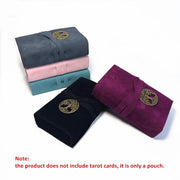 Tarot Cards Bag Storage Pouch Case Colorful Soft Witch Divination Accessories Jewelry Astrology Dice Box L765