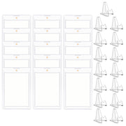 5/10/15 PCS 35pt Magnetic Card Holders with Stand – Hard Case for MTG & Sports Cards, UV Protection, Instant Desktop Display