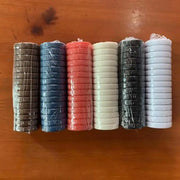 Multi Color Round Plastic Chess Pieces 20/27/32MM 15Pcs Backgammon Draughts Western Board Game Supplies