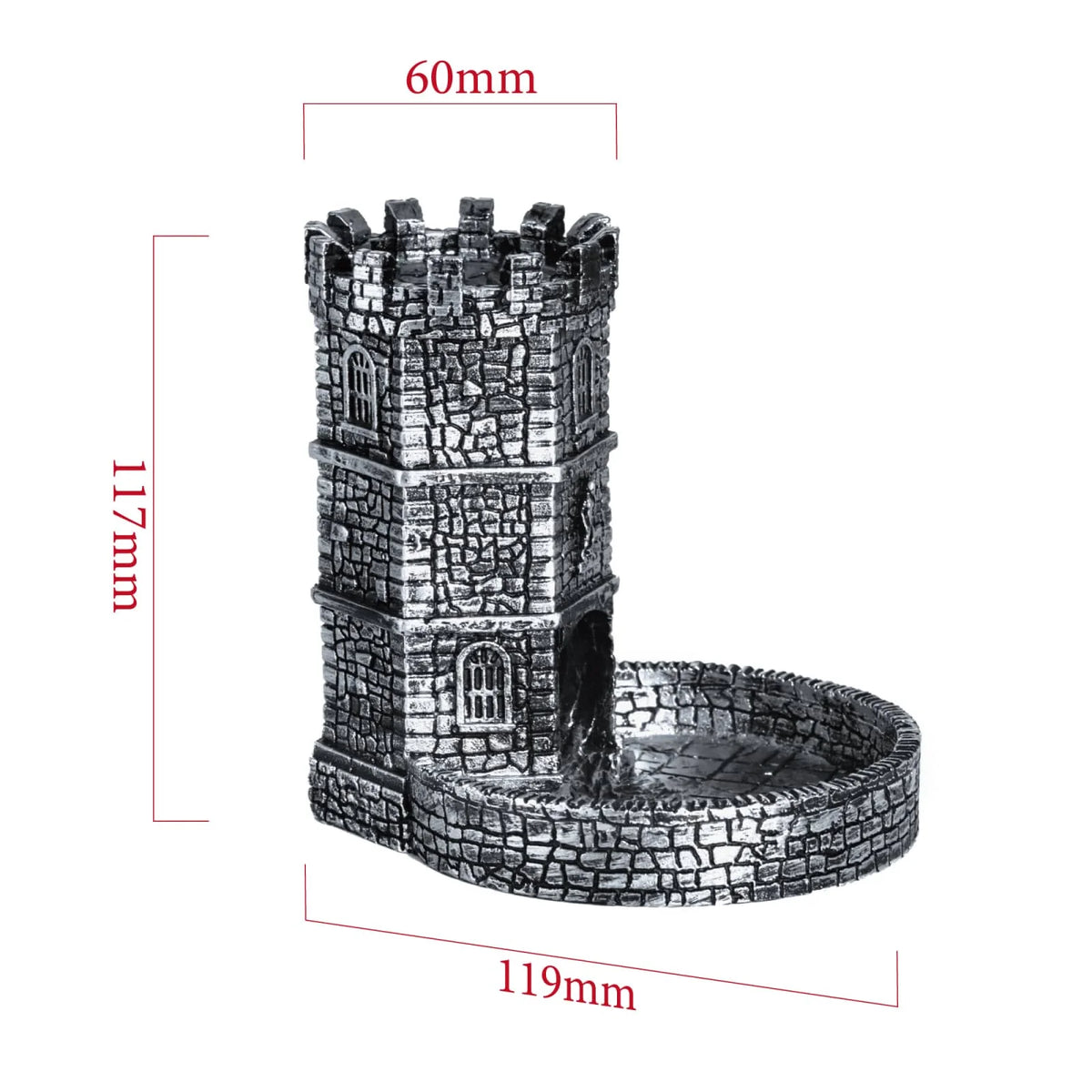 Vintage Castle Dice Tower – 3 Colours to Choose From