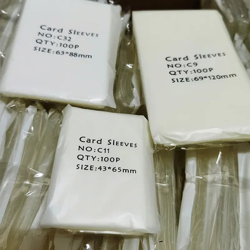 Clear Card Sleeves - 100 Pack - Design 5