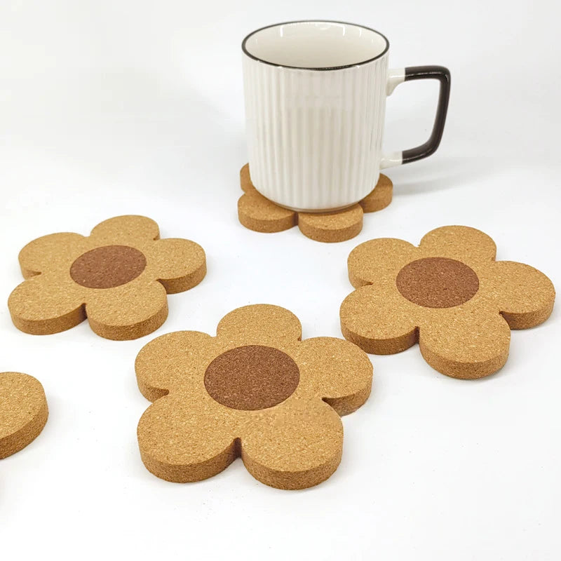Natural Cork Component Pads - 6 Pack - Design 3