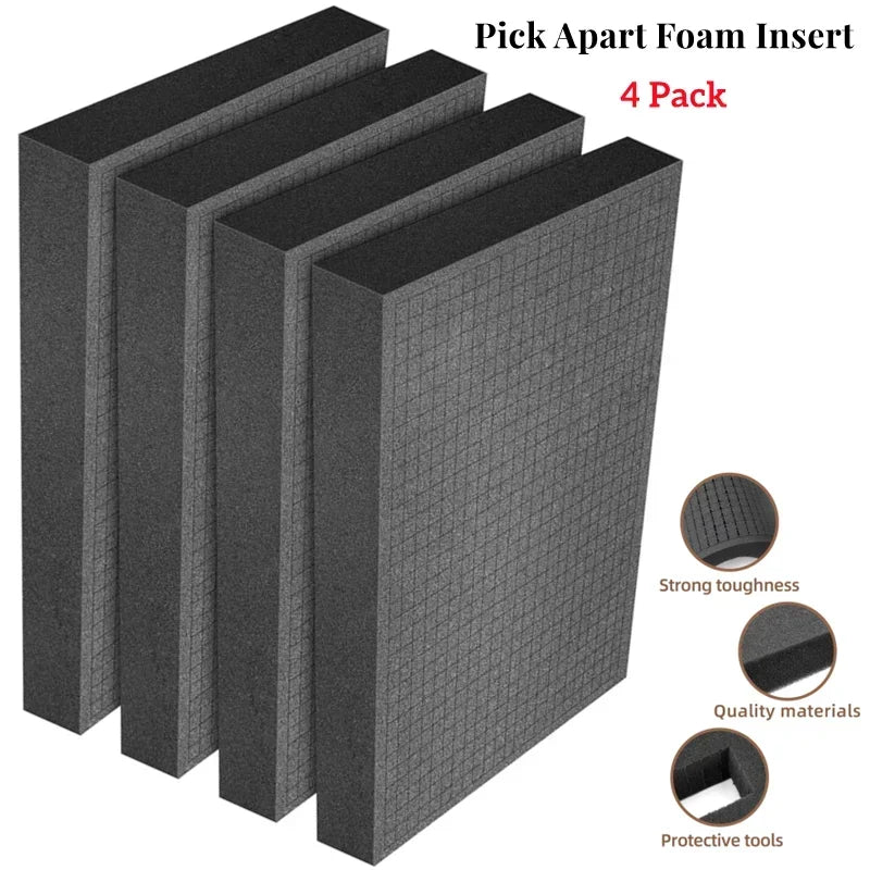 Cut-to-Fit Foam Box Insert - 4 Pack - 40x30x5cm