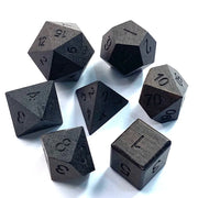 DND Wooden Dice for Board Games, Role-Playing Dice for Dungeons & Dragons D&D Dices Wood Cubes Polyhedral RPG Dices Set D6 D20