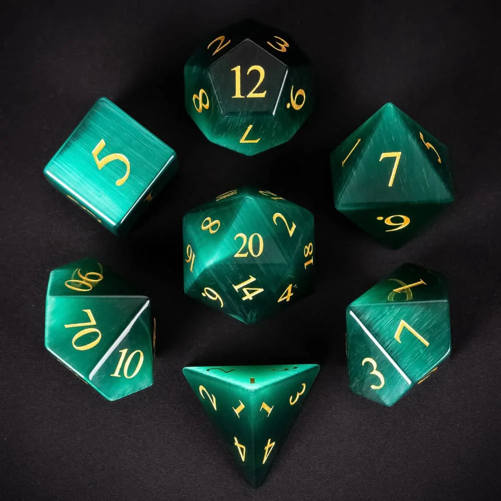 Stone RPG Dice Set