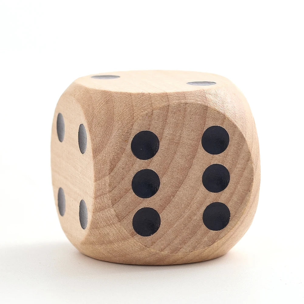 Wooden D6 Dice Set - Design 2