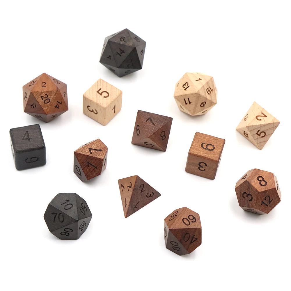 Fold-Flat Wooden Dice Tray - Design 4