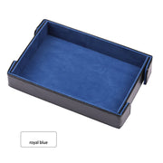 Magnetic Dice Storage Tray PU Leather Storage Box with Faux Fur Foldable Rectangle Case for Dice Games Board Game Accessories