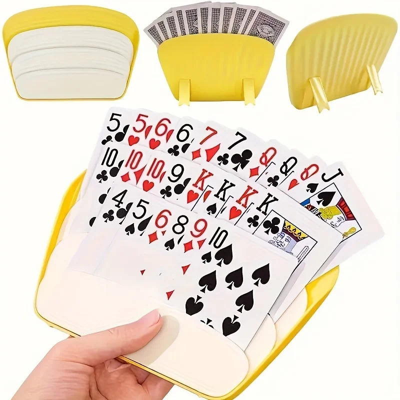 Yellow Plastic Card Storage Case