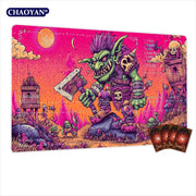 Ferocious Giant Goblin MTG Playmat Magic Card Battle Mat Non-Slip Durable 35X60CM Commander playmat Board Game Mat for TCG