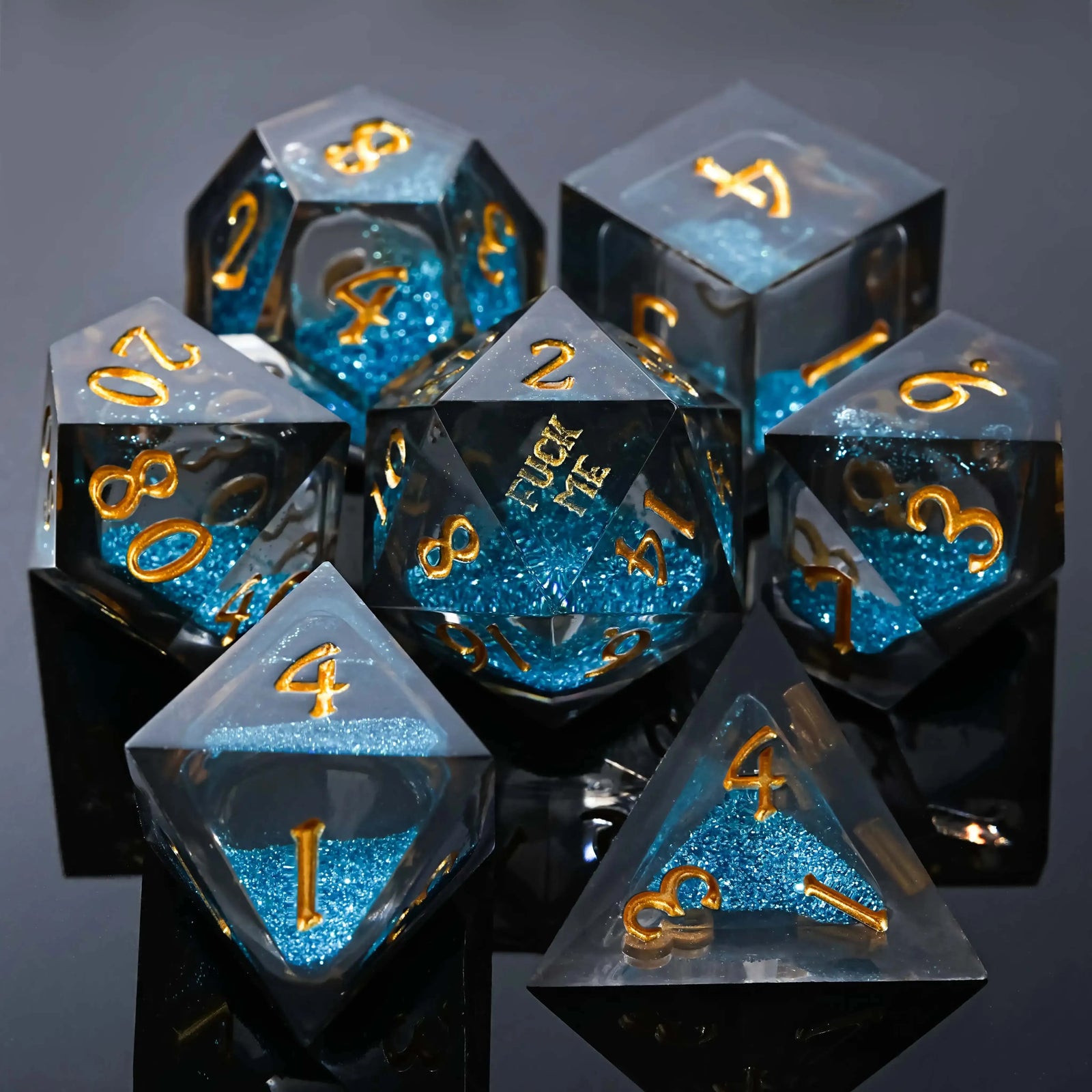Mineral-Style RPG Dice Set - Design 33