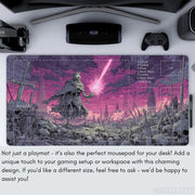 Death Knight and Ruins Magic Card Battle Mat MTG Playmat Anti-slip Base 35X60CM Gathering Gaming Mats Board Game Mat for TCG