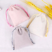 10pcs Jewelry Velvet Drawstring Bag Christmas Party Gift Packaging High Quality Soft Cloth Bag Dust Bag Luxury Pouch